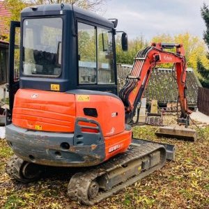 foto 3.5t minibagr Kubota +NOVÉ PASY