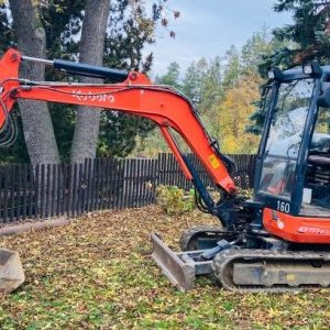 foto 3.5t minibagr Kubota +NOVÉ PASY